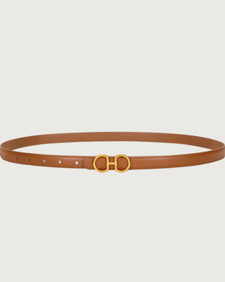 CLARISSA SKINNY LEATHER BELT