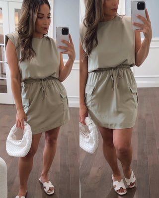 IN STYLE CARGO DRESS